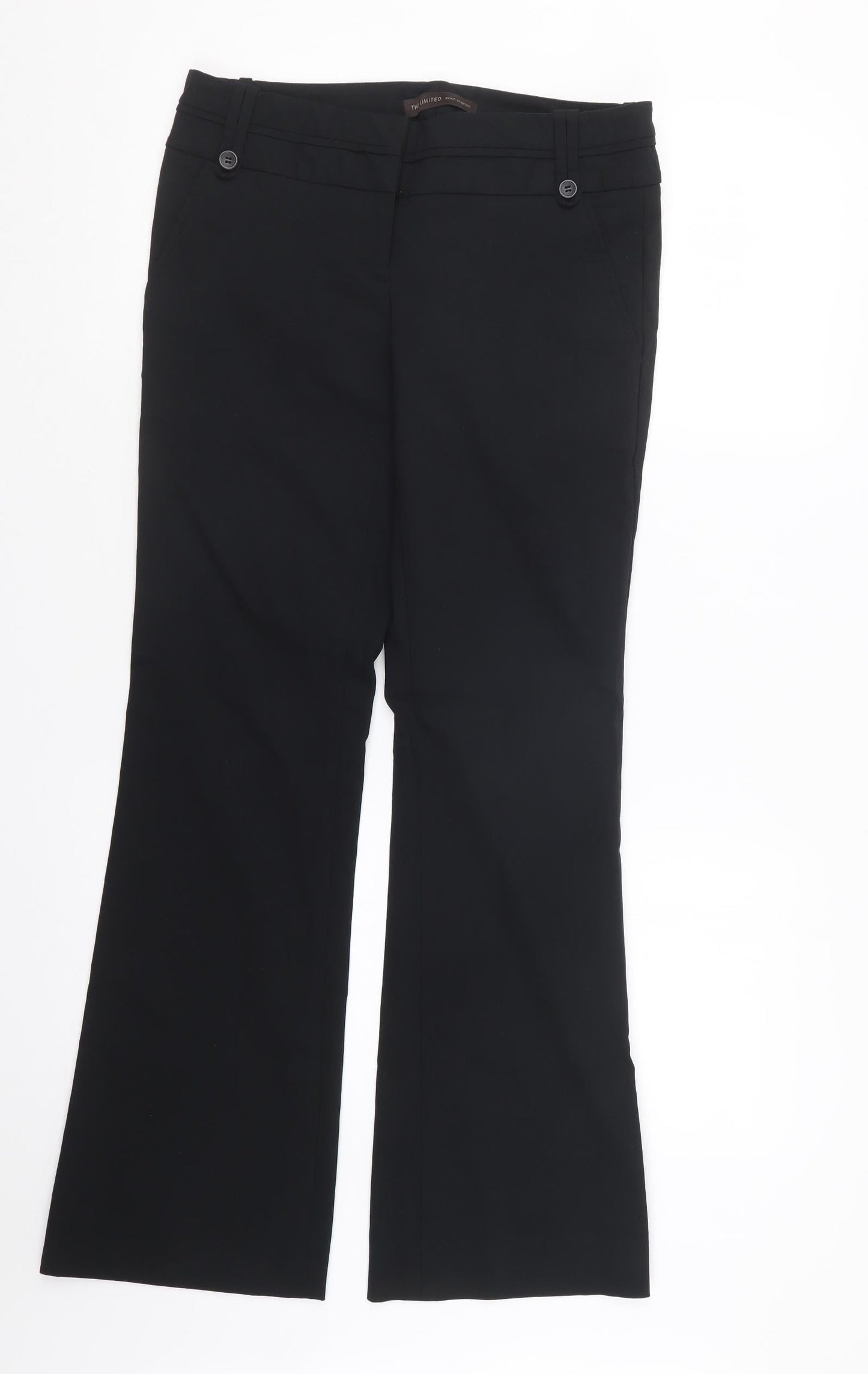 Womens UK Size 30 in The Limited Regular Fit  Black Trousers