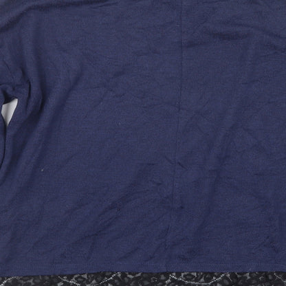 Womens UK Size 8 Dorothy Perkins Blue Pullover Jumper