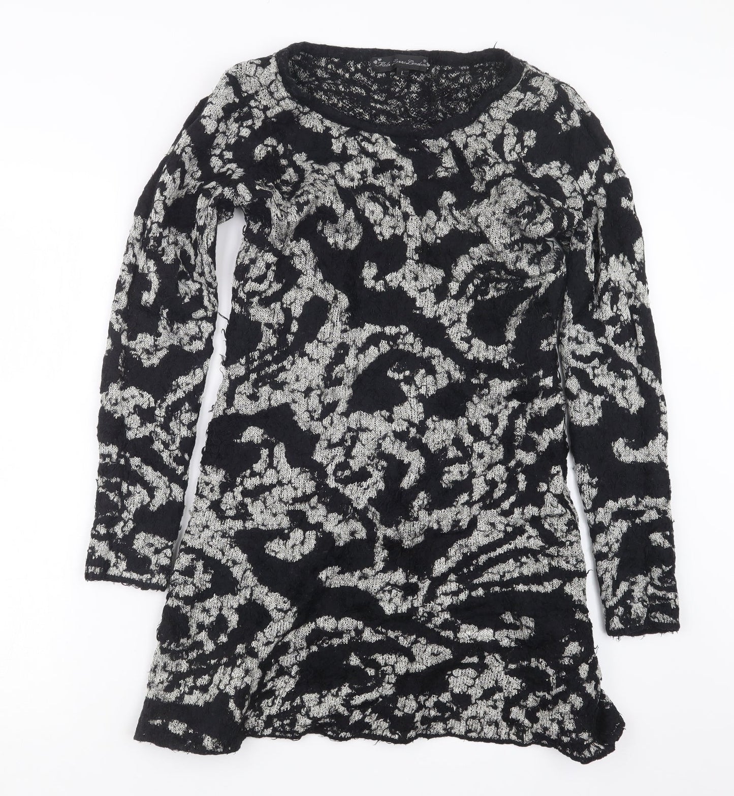 Mela Loves London Womens Black   Pullover Jumper Size L