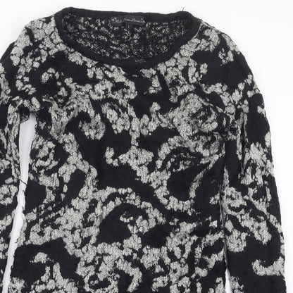 Mela Loves London Womens Black   Pullover Jumper Size L