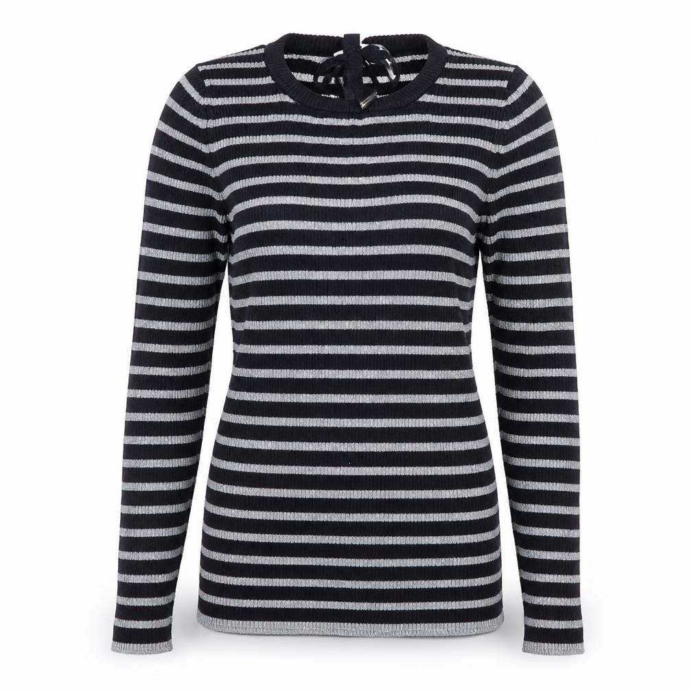 Womens UK Size 14 Oui Black Pullover Jumper