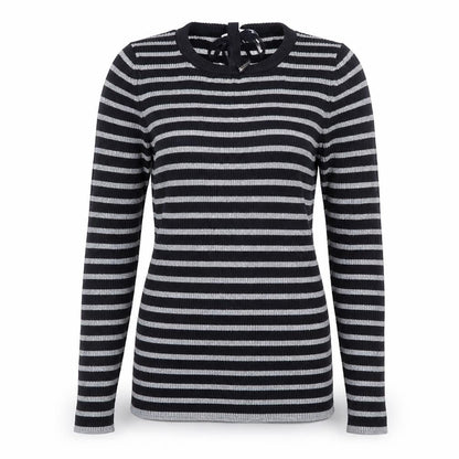 Womens UK Size 14 Oui Black Pullover Jumper