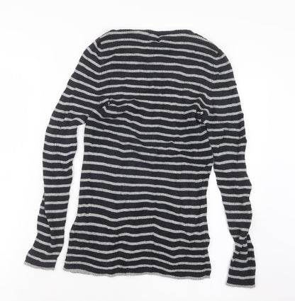 Womens UK Size 14 Oui Black Pullover Jumper
