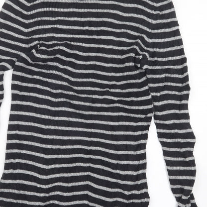 Womens UK Size 14 Oui Black Pullover Jumper