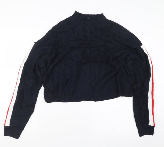 Divided by H&M Womens Blue  Knit Pullover Jumper Size XL