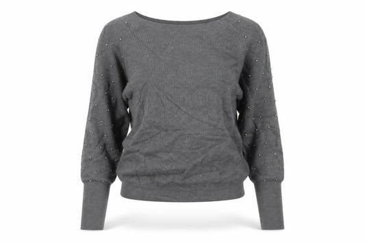 Womens UK Size M Darling Grey Pullover Jumper