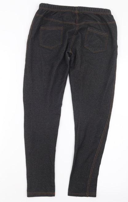 Giselle Womens Blue   Trousers  Size S L24 in