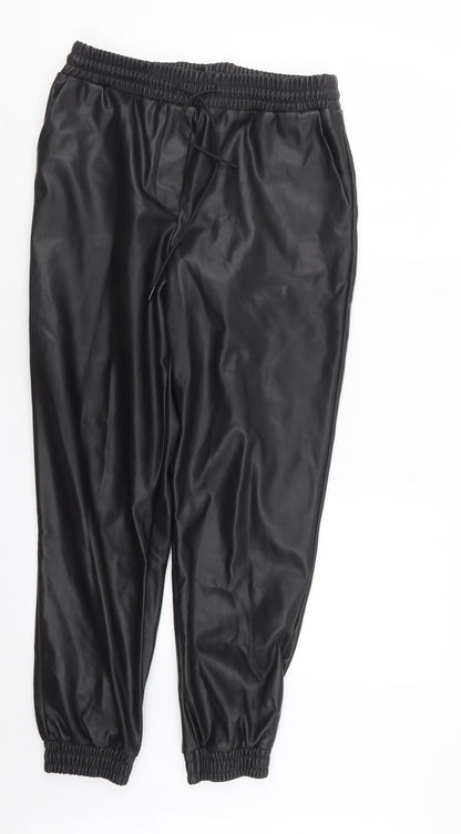 New Look Womens Black   Trousers  Size 10 L26.5 in