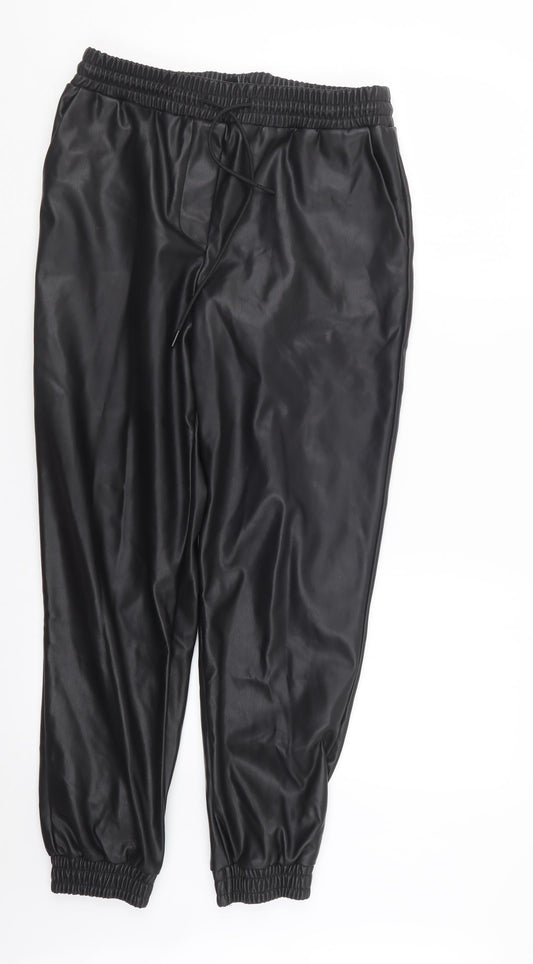New Look Womens Black   Trousers  Size 10 L26.5 in