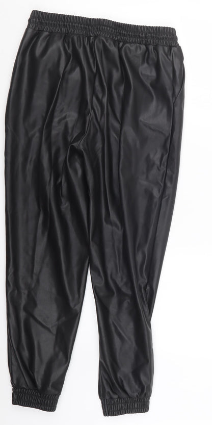 New Look Womens Black   Trousers  Size 10 L26.5 in