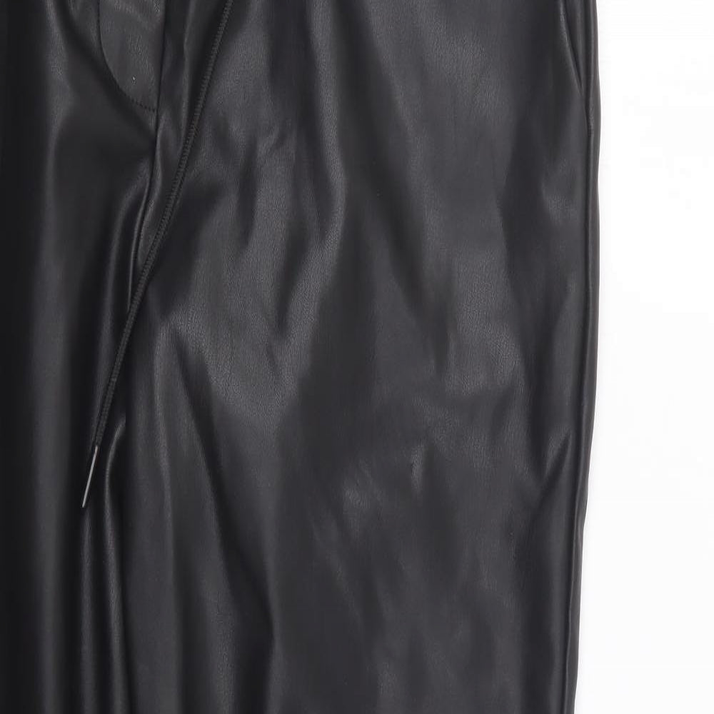 New Look Womens Black   Trousers  Size 10 L26.5 in
