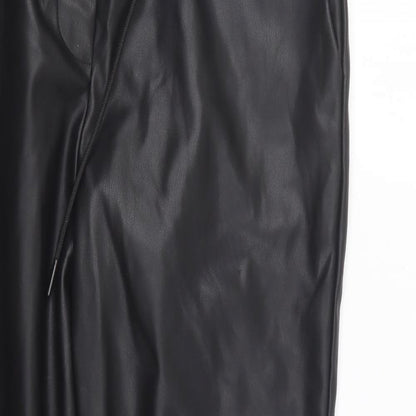 New Look Womens Black   Trousers  Size 10 L26.5 in