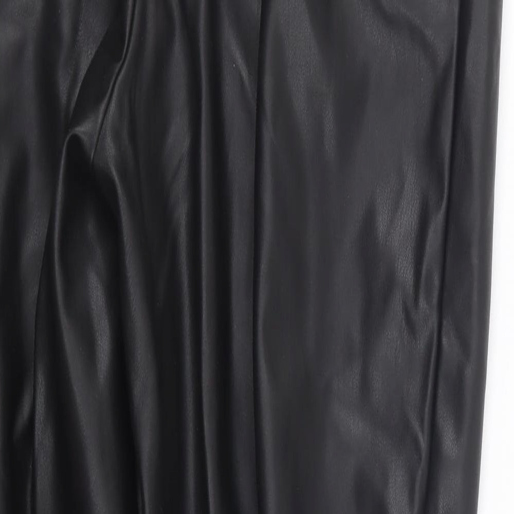 New Look Womens Black   Trousers  Size 10 L26.5 in