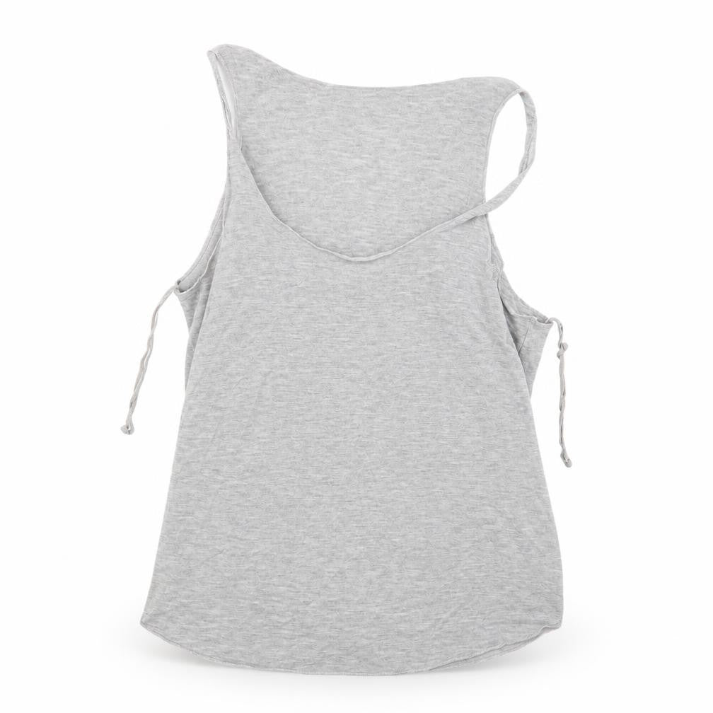 Womens UK Size M Zara Grey Basic Tank