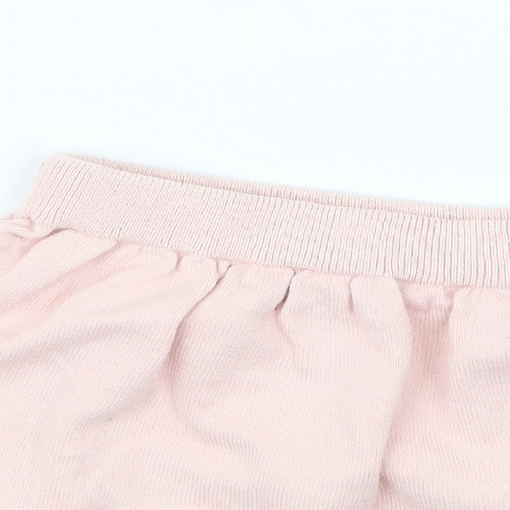 Primark Girls Pink  Knit A-Line Skirt Size 3-4 Years - Christmas