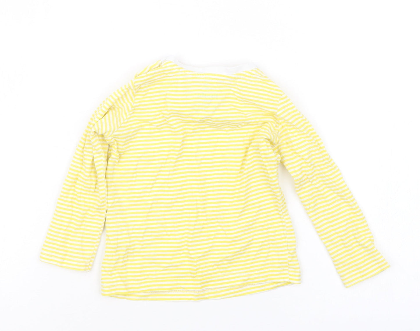 Lupilu Baby Yellow Striped  Basic T-Shirt Size 6-9 Months