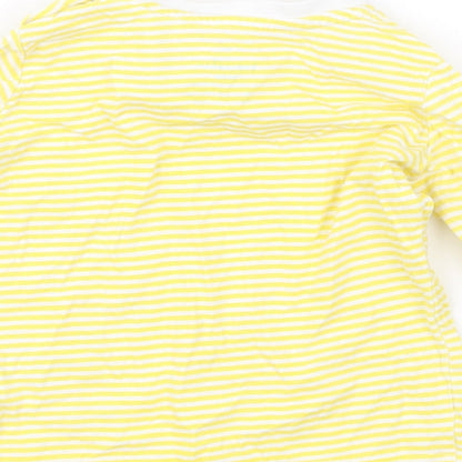 Lupilu Baby Yellow Striped  Basic T-Shirt Size 6-9 Months