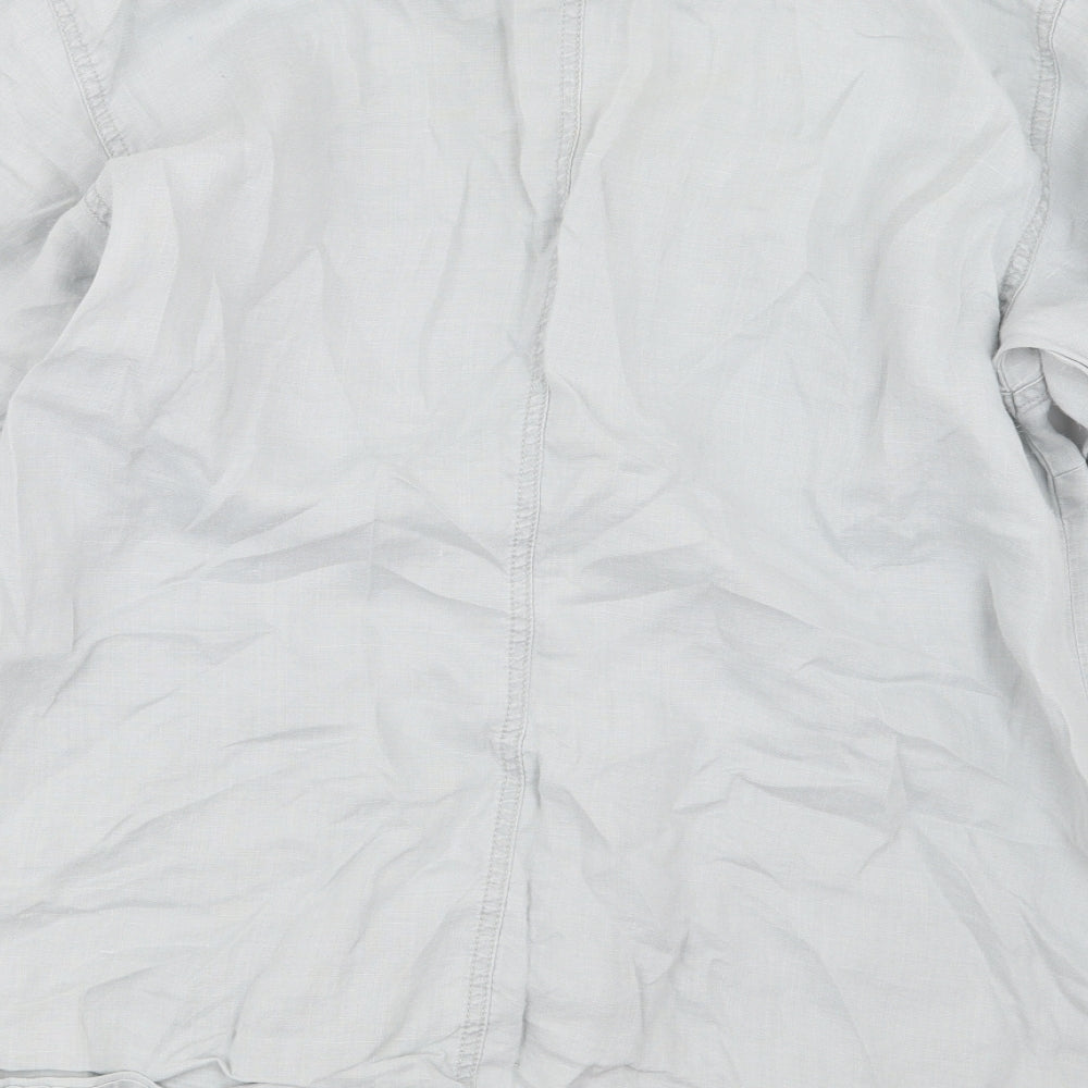 DIDI Womens Grey   Basic Button-Up Size S
