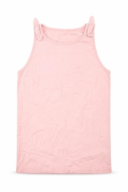 Front view of George girls’ pink basic t-shirt, size 12-13, years