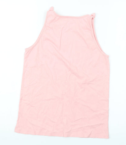George Girls Pink   Basic T-Shirt Size 12-13 Years