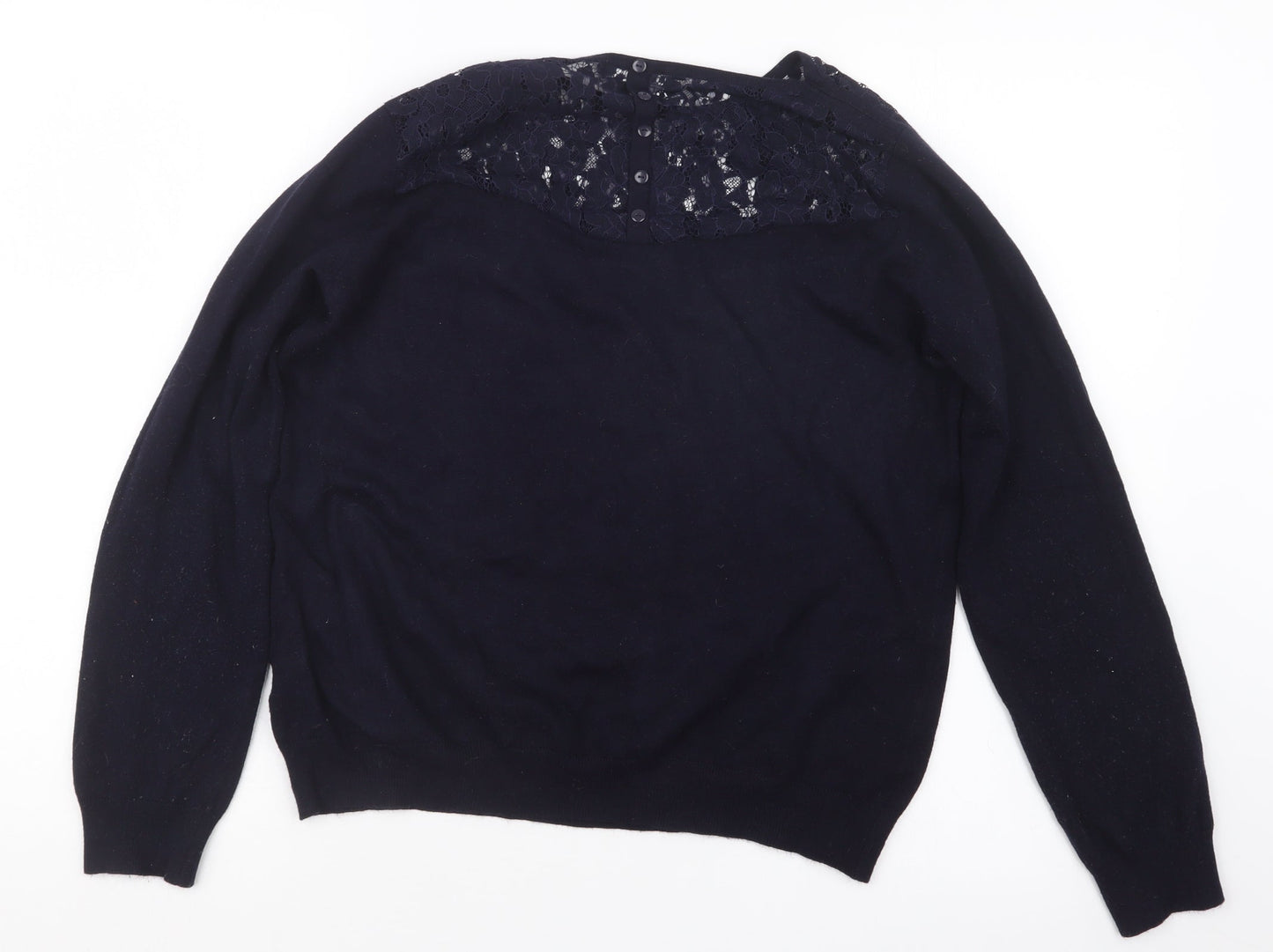 La Redoute Womens Blue  Knit Pullover Jumper Size 18