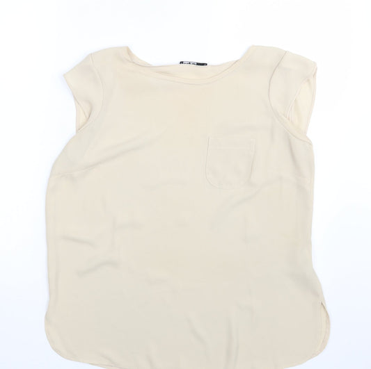 Autograph Womens Beige   Basic Blouse Size 12