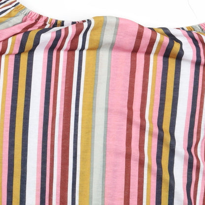 george & martha Womens Multicoloured Striped  Basic Blouse Size 22
