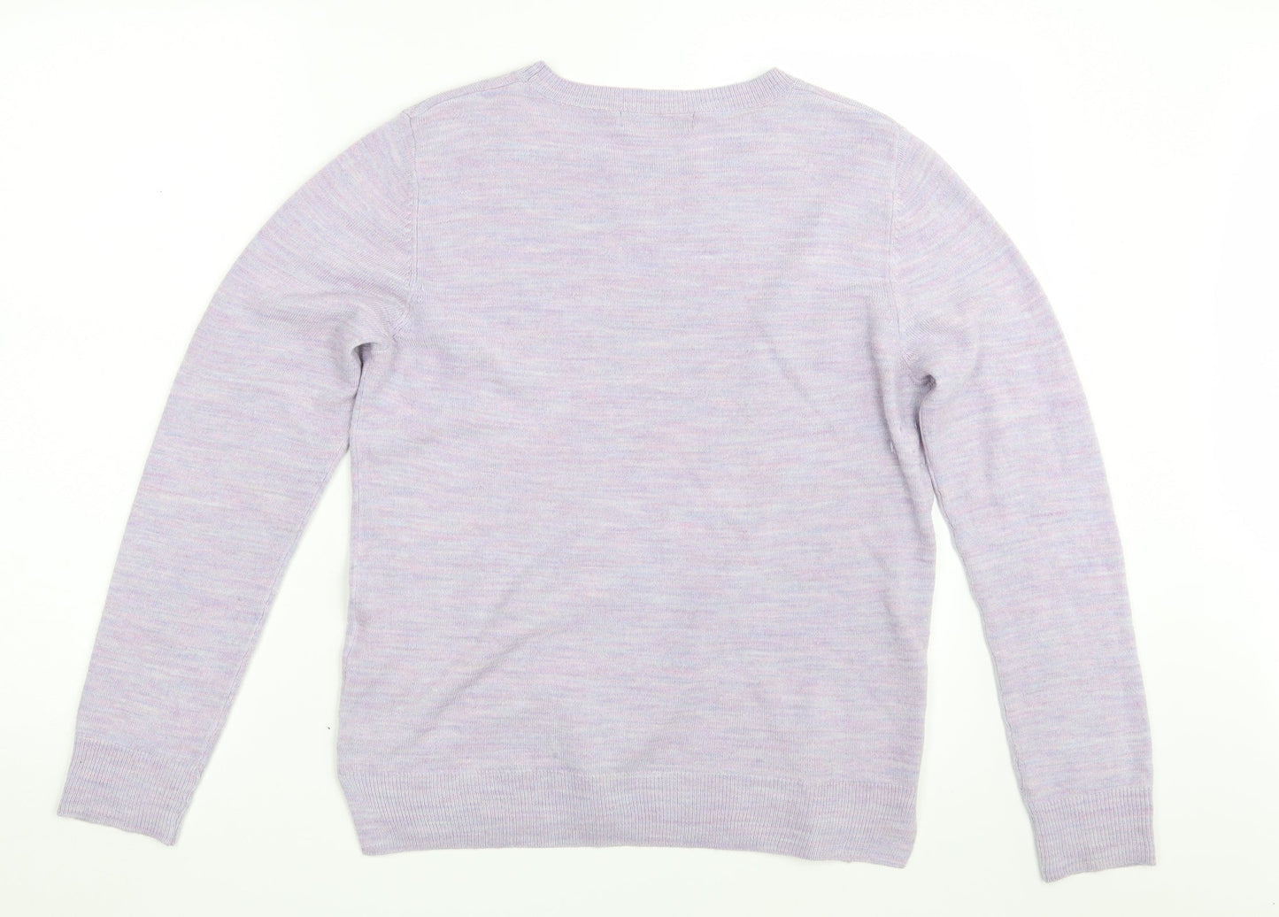Womens UK Size 12 M&S Purple Pullover Jumper