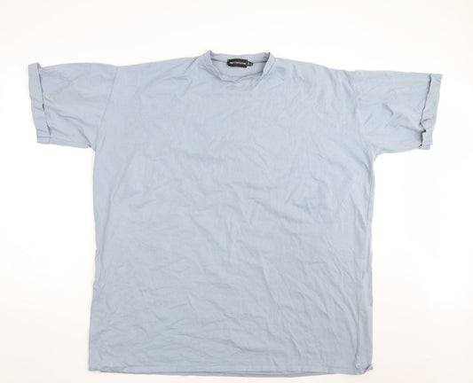 Womens UK Size 10 PRETTYLITTLETHING Blue Basic T-Shirt