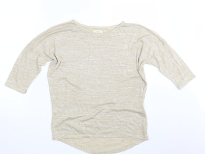 Womens UK Size 10 NEXT Gold Pullover Sweatshirt