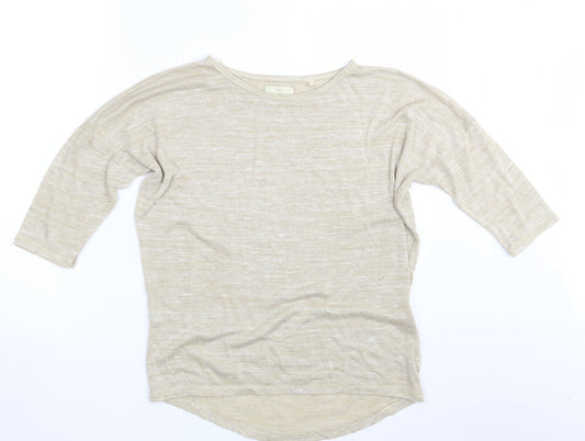 Womens UK Size 10 NEXT Gold Pullover Sweatshirt