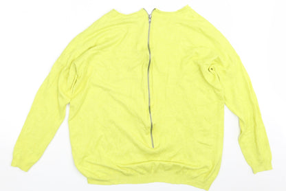 Atmosphere Womens Yellow   Pullover Jumper Size M