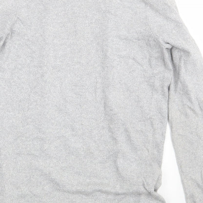 Womens UK Size 10 New Look Grey Wrap Jumper