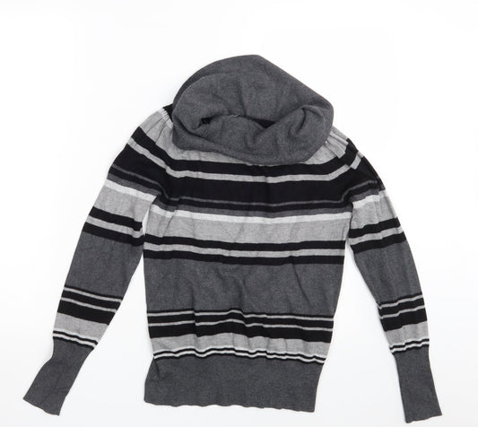 Womens UK Size 12 M&S Grey Pullover Jumper