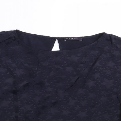 Womens UK Size 12 M&S Blue Basic Blouse