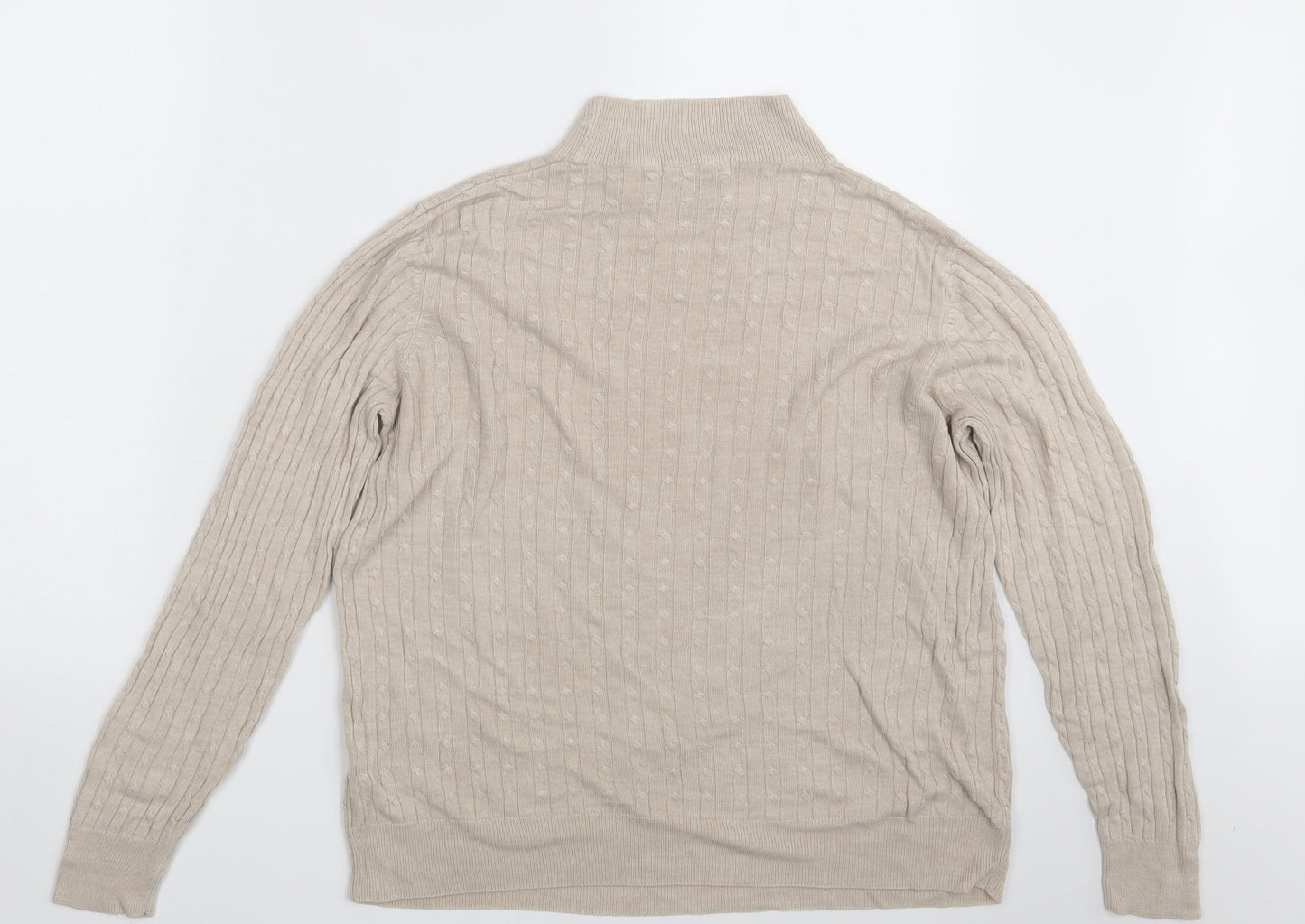 Classic Womens Beige   Pullover Jumper One Size