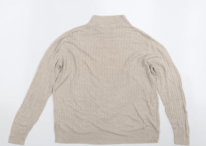 Classic Womens Beige   Pullover Jumper One Size