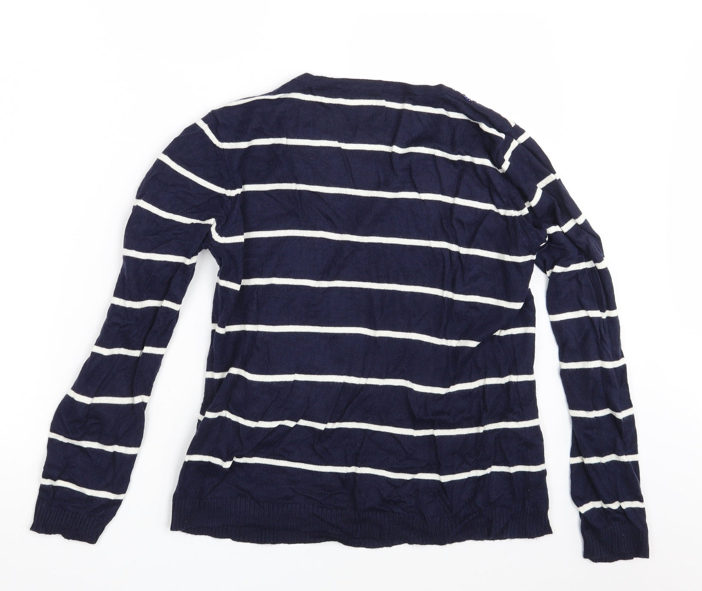 Womens UK Size S Preworn Blue Pullover Jumper