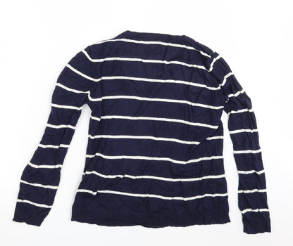 Womens UK Size S Preworn Blue Pullover Jumper