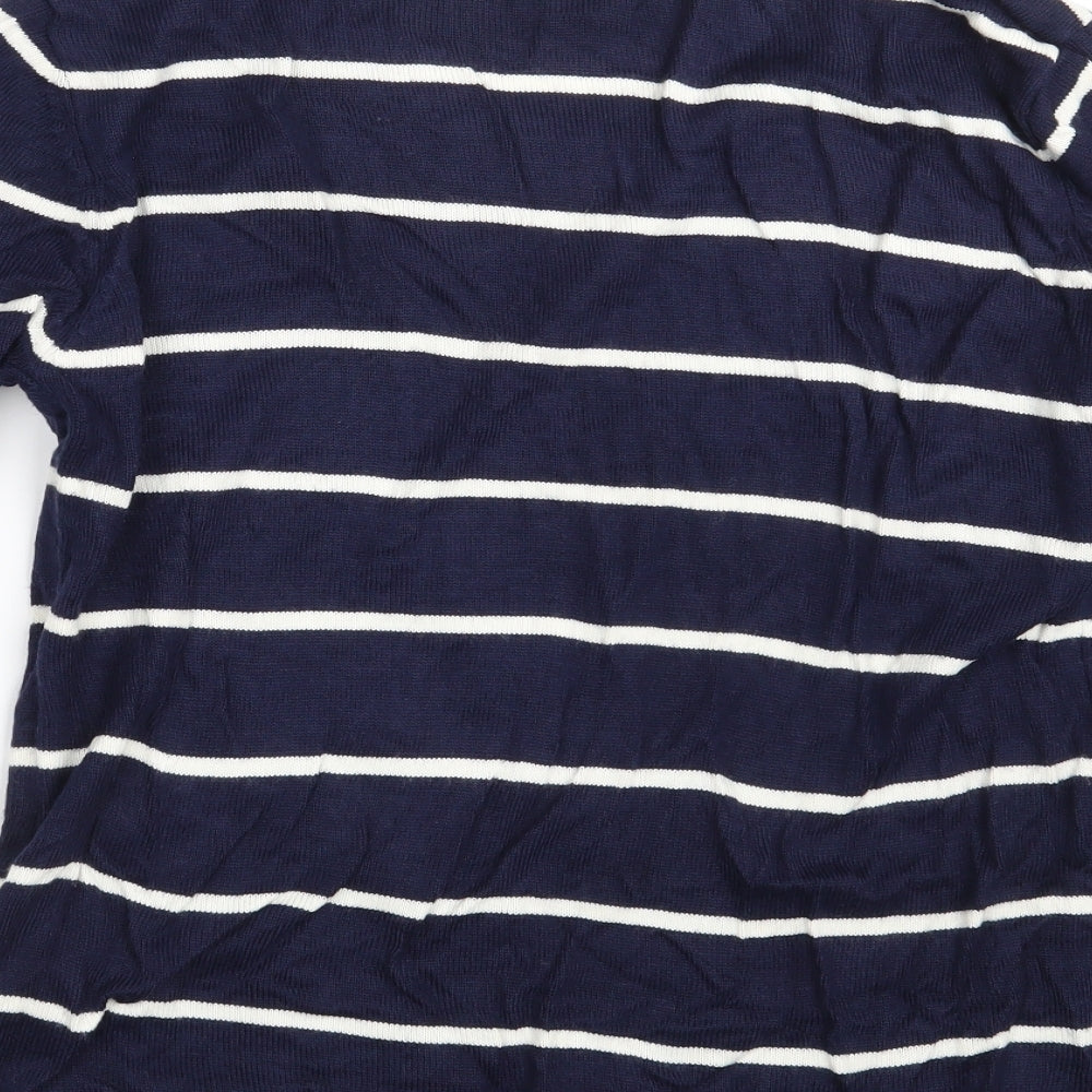 Womens UK Size S Preworn Blue Pullover Jumper