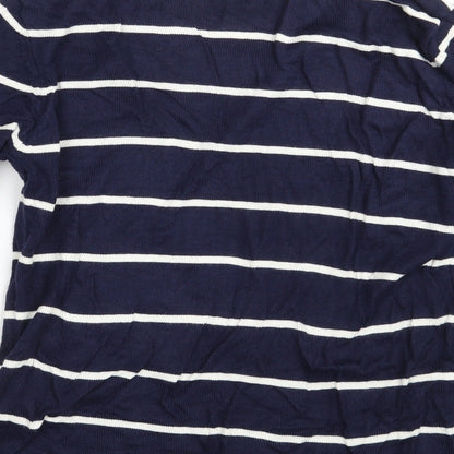 Womens UK Size S Preworn Blue Pullover Jumper