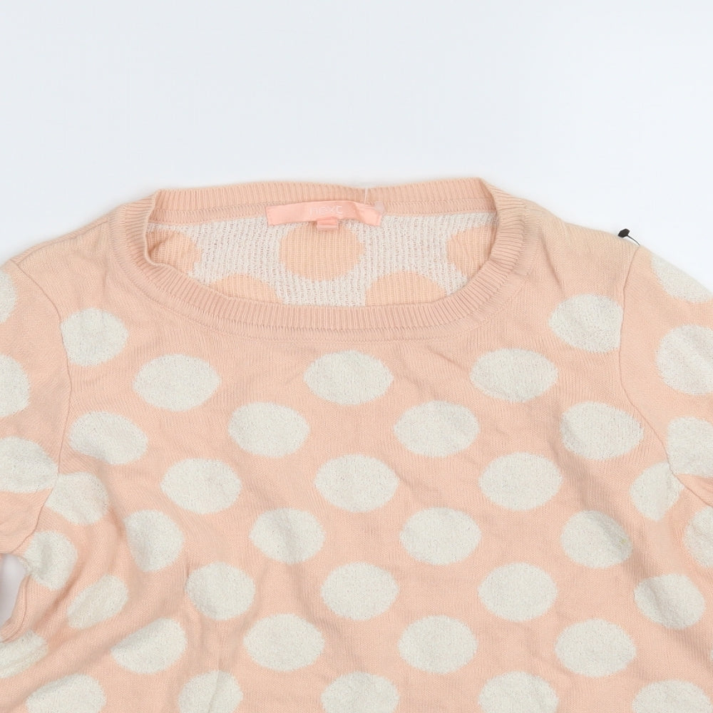 Womens UK Size 12 NEXT Pink Pullover Jumper