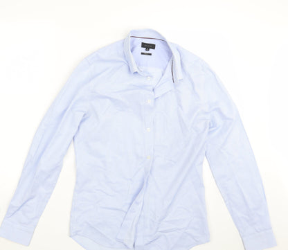 River Island Mens Blue Striped   Button-Up Size 16.5  - Skinny Fit !