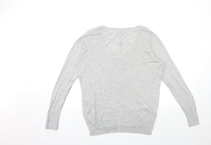 Womens UK Size 10 NEXT Grey Pullover Jumper
