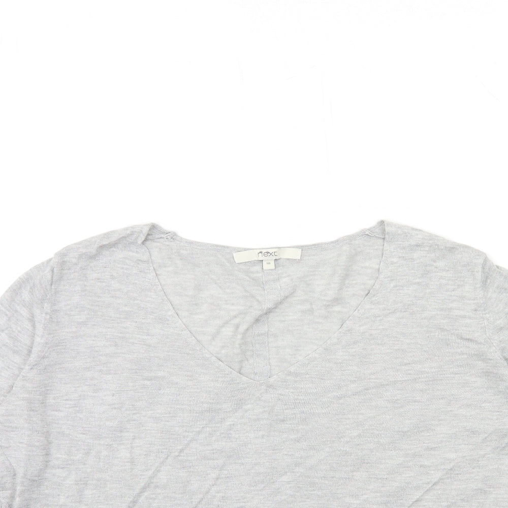 Womens UK Size 10 NEXT Grey Pullover Jumper