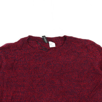 Womens UK Size S H&M Red Pullover Jumper