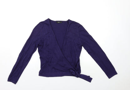 Womens UK Size M inwear Blue Cardigan Jumper