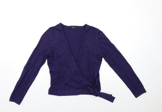Womens UK Size M inwear Blue Cardigan Jumper
