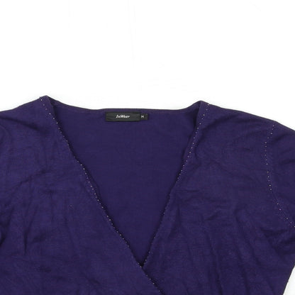 Womens UK Size M inwear Blue Cardigan Jumper