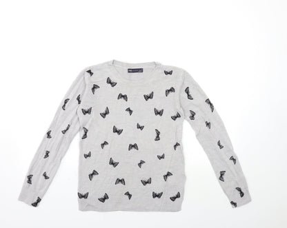 Womens UK Size 6 Marks and Spencer Grey Pullover Jumper